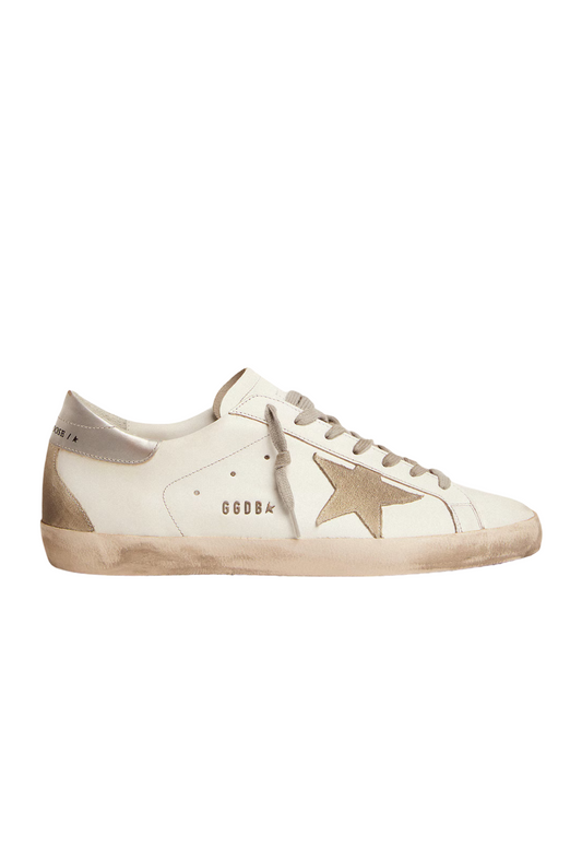 Golden Goose Super Star talon plateado